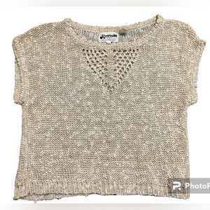 Vintage Cream Heweett Knitting Mills Sweater Vest Size S